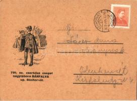 791. sz. cserkész csapat nagytábora Bánfalván. Steiner nyomda / Hungarian scouting camp (EK)