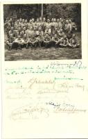 1936 Az 51. számú cserkész tiszti tábor résztvevői csoportképe, aláírásokkal / Hungarian scout officer camp participants gorup picture with singatures. photo