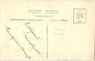 1924 SMS Szamos és SMS Szeged monitorhajók Dunaföldvárnál. Dunai Flottilla / Donau-Flottille / Hunga...