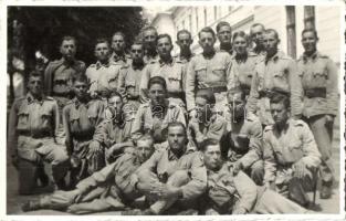 1943 A besztercei M. kir. Honvéd Csapatkórház ápolói vizsgát tett növendékei / WWII Hungarian soldiers succesfully passed the nursing exam in Bistrita military hospital. photo