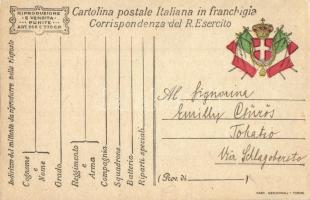 Honore Jourdan Fruits au Cognac / Italian cognac advertisement card, golden decorated Emb. (EK)