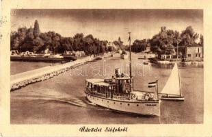 Balaton - 28 db régi és modern városképes lap, Balaton és környéke / 28 pre-1945 and modern town-vie...