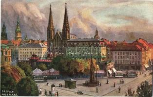 37 db régi német művészi városképes lap / 37 pre-1945 German town-view art postcards