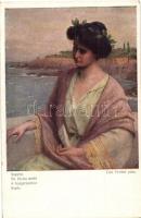 38 db régi motívumlap, hölgyek, gyerekek, művészlapok, néhány litho / 38 pre-1945 motive cards, ladi...