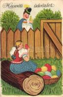 24 db főleg régi motívumlap, üdvözlőlapok, köztük 4 leporellólap / 24 mostly pre-1945 motive cards, ...