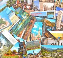 330 db MODERN külföldi városképes- és motívumlap / 330 MODERN European town-view and motive postcards