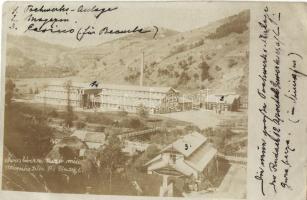 1901 Gurabárza, Barza, Gura-Barza; a rudai 12 Apostol bányatársaság aranyzúzdája / gold mine plant, factory. photo (EB)