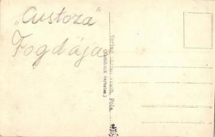 Custoza fogdája. Az SMS Custoza páncélozott csatahajójának matrózai a fedélzeten / K.u.K. Kriegsmari...