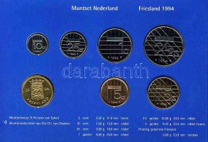 Hollandia 1994. 5c-5G 6klf + "Friesland" zseton forgalmi szettben T:BU R!