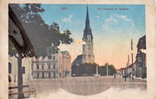 24 db régi városképes és motívumlap, fotóalbumban / 24 pre-1945 town-view and motive cards in a phot...