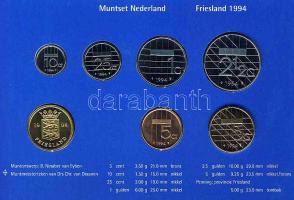 Hollandia 1994. 5c-5G 6klf + "Friesland" zseton forgalmi szettben T:BU R!
