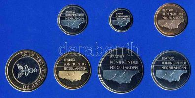 Hollandia 1996. 5c-5G 6klf + "Overyssel" zseton forgalmi szettben T:BU R!