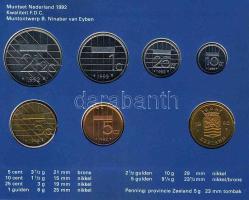 Hollandia 1992. 5c-5G 6klf + "Zeeland" zseton forgalmi szettben T:BU R!