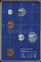 Hollandia 1982. 5c-2 1/2G 5klf + zseton forgalmi szettben T:BU
