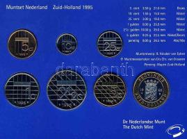 Hollandia 1995. 5c-5G 6klf db + "Zuid-Holland" zseton forgalmi szettben T:BU