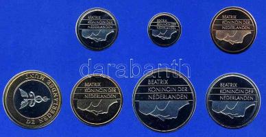 Hollandia 1995. 5c-5G 6klf db + "Zuid-Holland" zseton forgalmi szettben T:BU