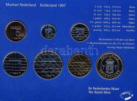 Hollandia 1997. 5c-5G 6klf db + "Gelderland" zseton forgalmi szettben T:BU