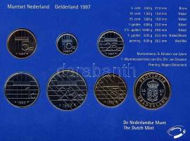 Hollandia 1997. 5c-5G 6klf db + "Gelderland" zseton forgalmi szettben T:BU