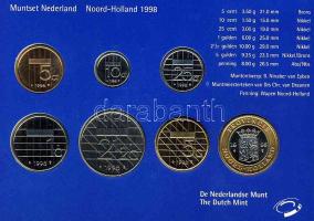 Hollandia 1998. 5c-5G 6klf db + "Noord-Holland" zseton forgalmi szettben T:BU