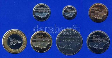 Hollandia 1998. 5c-5G 6klf db + "Noord-Holland" zseton forgalmi szettben T:BU