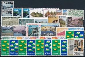 Europa CEPT + Európa motívum 14 klf sor + 5 klf önálló érték, Europa CEPT + Europe 14 sets + 5 stamps