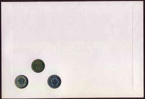 Svájc-Franciaország-Belgium közös kiadás 1994. 1Fr + 1Fr + 5Fr nagyalakú érmés borítékon T:1