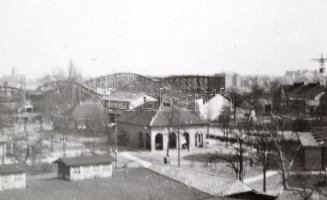 1957 Budapest, Vidámpark, Állatkert, 15 db fotó, 6x9 cm