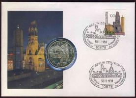 NSZK 1987. 10M Ag "Berlin" érmés borítékon T:BU