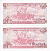 Vietnam 1988. 500D (2x) sorszámkövetők T:I
Viet Nam 1988. 500 Dong (2x) sequential serials C:UNC
K...