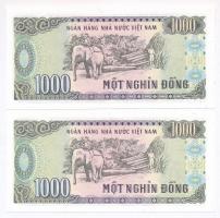 Vietnam 1988. 1000D (2x) közeli sorszám T:I
Viet Nam 1988. 1000 Dong (2x) close serials C:UNC
Krau...