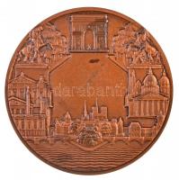 Franciaország 1983. "Párizs" peremén jelzett Br emlékérem. Szign.: P. Turin (81mm) T:1-
F...