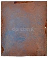 1965. "75 éves az Ujpesti Munkásotthon énekkara 1890-1965" festett Br emlékplakett, két ol...