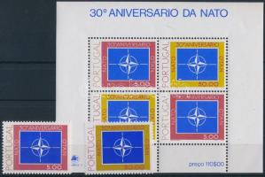 1979 NATO sor Mi 1439-1440 + blokk Mi 26