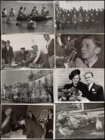 cca 1960 Tiszavölgyi József (1909-?) fotóriporter hagyatékából 99 db vintage fotó, különféle témákró...