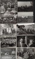 cca 1960 Tiszavölgyi József (1909-?) fotóriporter hagyatékából 99 db vintage fotó, különféle témákró...