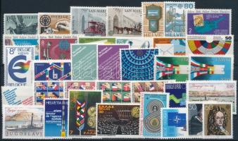 Europa CEPT + Europe 1979-1980 11  sets + 9 stamps, Europa CEPT + Európa motívum 1979-1980 11 klf sor + 9 klf önálló érték