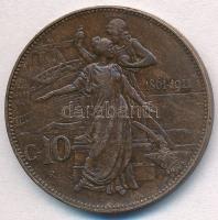 Olaszország 1911R 10c Cu "III. Viktor Emánuel" T:2 ph.
Italy 1911R 10 Centesimi Cu "...