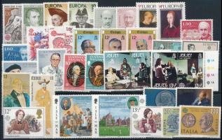 Europa CEPT 14 sets + 3 stamps Europa CEPT 14 klf sor + 3 klf önálló érték