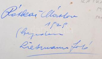 1929 Rátkai Márton (1881-1951) színész színpadi fotója, hátoldalán feliratozva, 18x12 cm