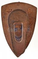 1936. "Országos Frontharcos Szövetség" zománcozott bronz gomblyukjelvénye hátoldalon &quot...