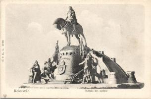 Kolozsvár Mátyás szobor / statue (gluemark)