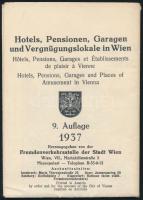 Wien. Bécs, 1937, Fremdenverkehrsstelle der Stadt Wien. Számos illusztrációval, térképmelléklettel. ...