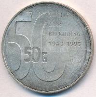 Hollandia 1995. 50G Ag A felszabadulás 50. évfordulója T:2 Netherlands 1995. 50 Gulden Ag 50th Anniversary of Liberation C:XF Krause KM#219