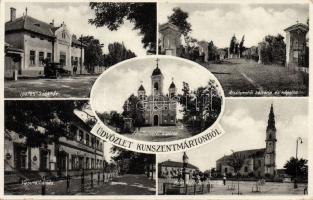 Kunszentmárton vasútállomással