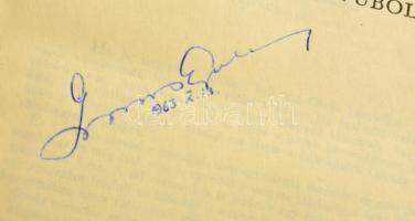 Grosics Gyula: Így láttam a kapuból. Bp., 1963, Sport (Színes sportkönyvtár). A szerző aláírásával! ...