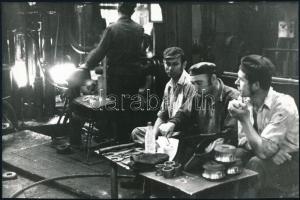 cca 1975 Feliratozott vagy jelzett fotóművészeti alkotások, 3 db fotó, 23x17 cm és 23x16 cm