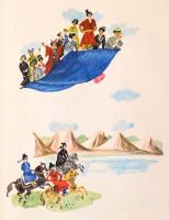 A repülő hajó. Keleti szláv népek meséi. Válogatta és fordította Rab Zsuzsa. Szecskó Tamás rajzaival...