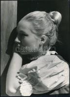 cca 1971 Zsigri Oszkár (1933-?) hagyatékából 2 db feliratozott, vintage fotóművészeti alkotás, 24x18 cm