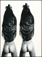 cca 1979 Menesdorfer Lajos (1941-2005) hagyatékából 2 db vintage fotóművészeti alkotás, az egyik jelzett, 24x18 cm