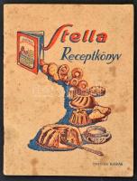 cca 1930 Stella receptkönyv. Bp., Stella Sütőpor és Vegyészeti Gyár Rt. Hatodik kiadás. Tűzött papírkötés, kissé foltos borítóval, 30+2 p.